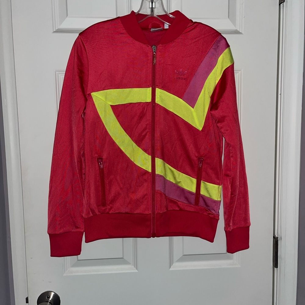 Adidas Originals Women’s Pink Track Jacket Size Medium